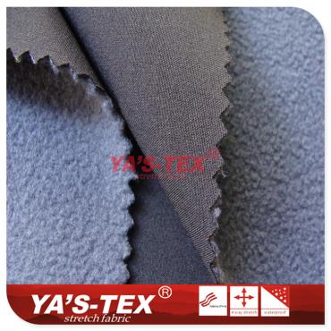 Four-way stretch composite fleece, medium permeability【X1130】