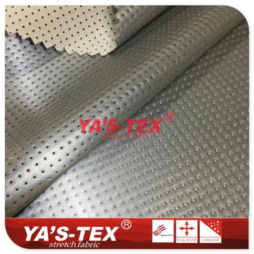 Reflective function coated fabric, knitted stretch perforated cloth【YSG003】