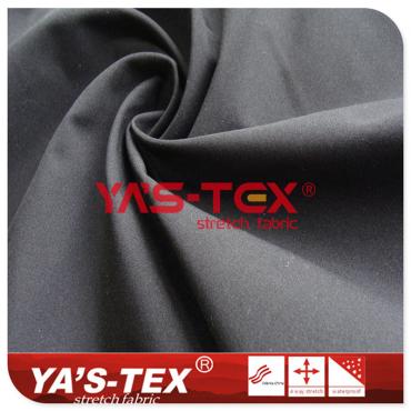 75D polyester high elastic yarn, spandex-free stretch fabric, thick wear-resistant micro-elastic pants fabric【YSD190111】
