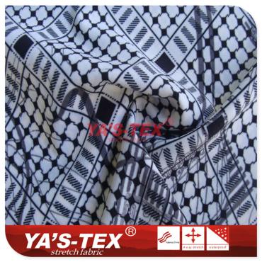 Printing four-way stretch fabric【P204-1A】