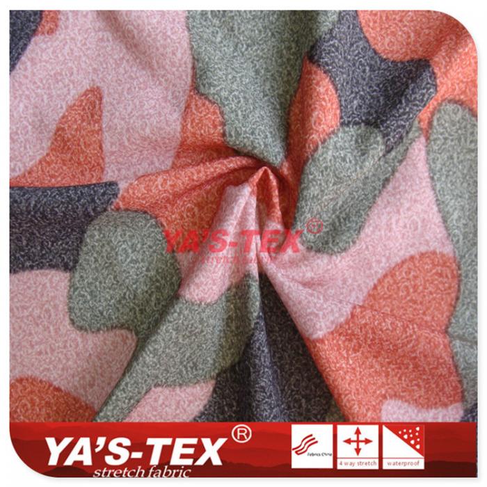 Printing four-way stretch fabric【S1556】