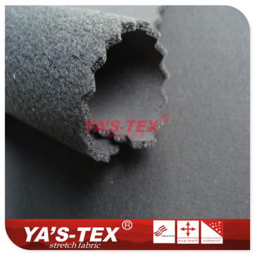 Knitted nylon four - way elastic composite fleece TPU three - layer composite【C15324】 Knitted nylon four - way elastic composite fleece TPU three - layer composite【C15324】