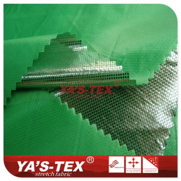 Polyester non-elastic cloth composite TPU, hot silver【X5730】 Polyester non-elastic cloth composite TPU, hot silver【X5730】