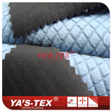 Polyester four-way stretch composite fancy fleece【X4091】 Polyester four-way stretch composite fancy fleece【X4091】