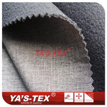 Polyester and non-elastic composite fleece【C308-1】 Polyester and non-elastic composite fleece【C308-1】
