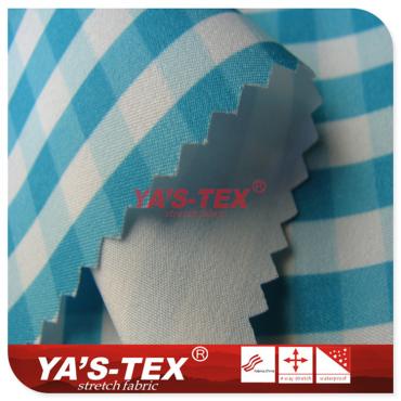 Polyester twisted four-way stretch, striped printing【P211-2】 Polyester twisted four-way stretch, striped printing【P211-2】