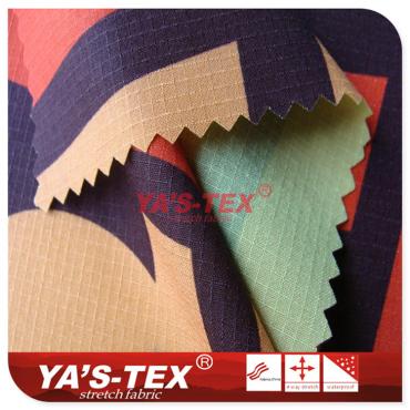 Polyester lattice printing four-way stretch【S7511】