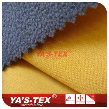 Four-way elastic composite fleece, nano-waterproof functional fabrics【C312101】 Four-way elastic composite fleece, nano-waterproof functional fabrics【C312101】