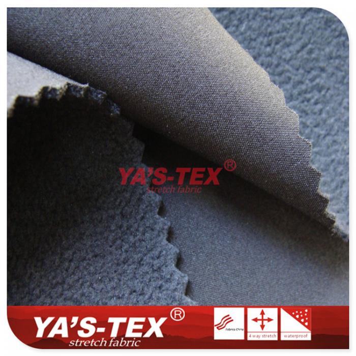 Four-way stretch composite fleece, high permeability【X1131】