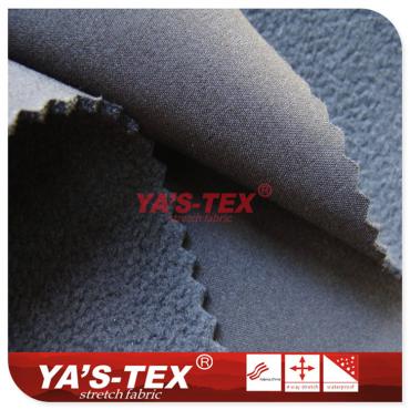 Four-way stretch composite fleece, high permeability【X1131】