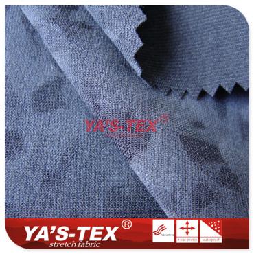 Polyester nylon four-way stretch, linear jacquard【YS040】