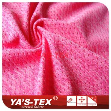 Polyester knitted mesh cloth, cationic style【YS047】 Polyester knitted mesh cloth, cationic style【YS047】