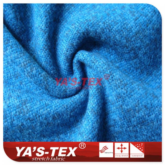Thick needle knitted cationic fleece, single-sided bristles and shaking tablets【YSL001】