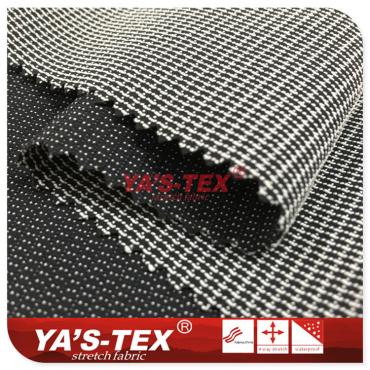 Polyester nylon blended four-way stretch, hard point jacquard climbing cloth【YSJ007】 Polyester nylon blended four-way stretch, hard point jacquard climbing cloth【YSJ007】
