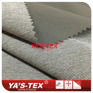 Polyester nylon blended four-way stretch, cationic dot jacquard【YSJD0609】 Polyester nylon blended four-way stretch, cationic dot jacquard【YSJD0609】