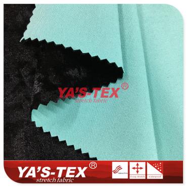 Polyester doublet lattice four-way stretch compound embossing (drawing/fancy) fleece【YSF005】 Polyester doublet lattice four-way stretch compound embossing (drawing/fancy) fleece【YSF005】