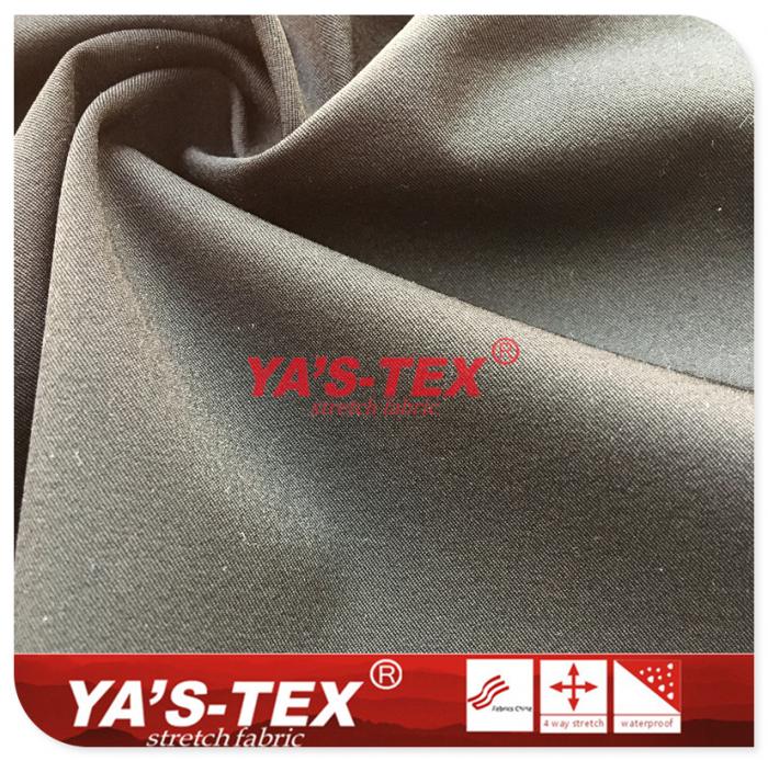 Nylon twill four-way stretch, spandex elastic【N4053】