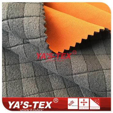 Four-way stretch composite fleece, cationic【YSF016】 Four-way stretch composite fleece, cationic【YSF016】