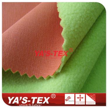 Polyester four-way stretch composite fleece, embossed, two-layer composite, winter coat fabric【X6500】 Polyester four-way stretch composite fleece, embossed, two-layer composite, winter coat fabric【X6500】
