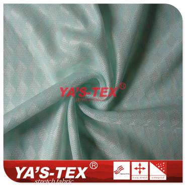 Cool feeling function, nylon polyester blended plaid fabric【YSN4060】 Cool feeling function, nylon polyester blended plaid fabric【YSN4060】