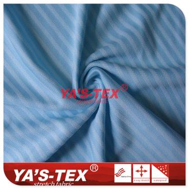 Anti-UV color jersey, color strip jacquard, soft and wearable, indoor casual sportswear fabric【YSD4094】 Anti-UV color jersey, color strip jacquard, soft and wearable, indoor casual sportswear fabric【YSD4094】