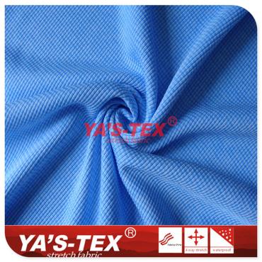 Cation two-color polyester waffle, soft wear-resistant sports stretch fabric【YSD4095】 Cation two-color polyester waffle, soft wear-resistant sports stretch fabric【YSD4095】