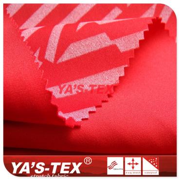 30D knitted composite thermal insulation printed fabric, geometric line graphics【YSD5112】 30D knitted composite thermal insulation printed fabric, geometric line graphics【YSD5112】