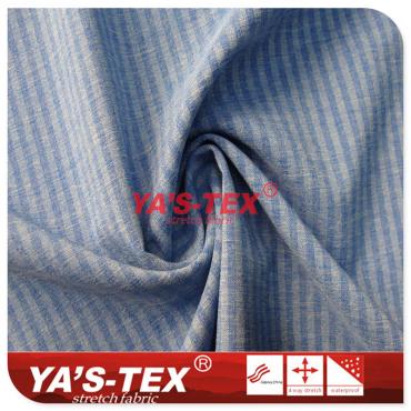 Polyester four-way stretch, two-color cation, horizontal stripes, wear-resistant trousers sports fabric【S114】 Polyester four-way stretch, two-color cation, horizontal stripes, wear-resistant trousers sports fabric【S114】