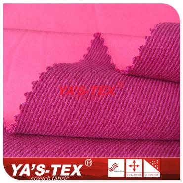 Polyester four-way elastic composite strip fleece, three-layer composite【YSD9004】 Polyester four-way elastic composite strip fleece, three-layer composite【YSD9004】