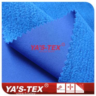 Polyester four-way elastic composite bamboo fleece, three-layer composite soft shell【YSD9005】 Polyester four-way elastic composite bamboo fleece, three-layer composite soft shell【YSD9005】