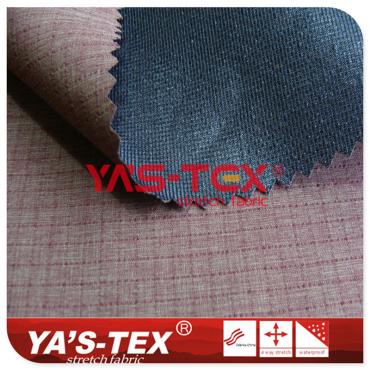Non-stretch plaid Sydney spinning, compound Tricor【YSD190107】