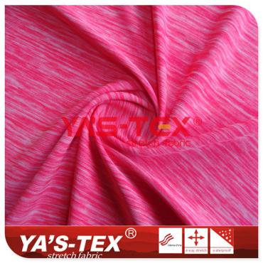Two-color cationic linear knitted fabric, spandex elastic, wear-resistant sportswear fabric【YSD190212】 Two-color cationic linear knitted fabric, spandex elastic, wear-resistant sportswear fabric【YSD190212】