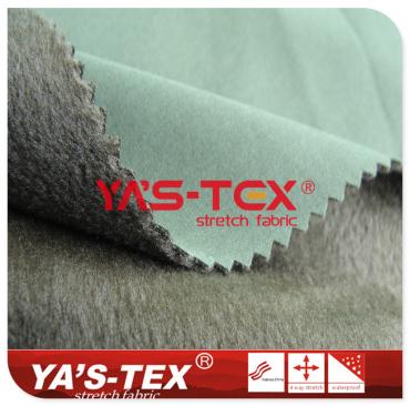 75D polyester four-way elastic composite super soft velvet fabric, three layers of warm soft shell【YSF1907】 75D polyester four-way elastic composite super soft velvet fabric, three layers of warm soft shell【YSF1907】