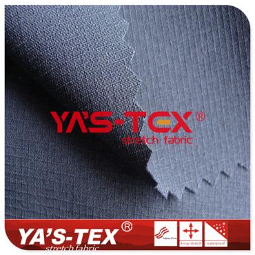 Polyester plaid four-way stretch, high content spandex, stretch wear trousers sportswear fabric【YSD190104】 Polyester plaid four-way stretch, high content spandex, stretch wear trousers sportswear fabric【YSD190104】