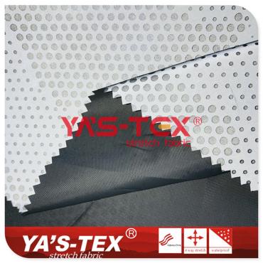 190T Polyester pongee, no stretch, dot reflective windbreaker jacket fabric【S4030】