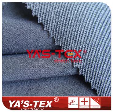 Polyester four-way stretch, jacquard, horizontal strip, spandex elastic wear-resistant trousers fabric【YSD1905】 Polyester four-way stretch, jacquard, horizontal strip, spandex elastic wear-resistant trousers fabric【YSD1905】