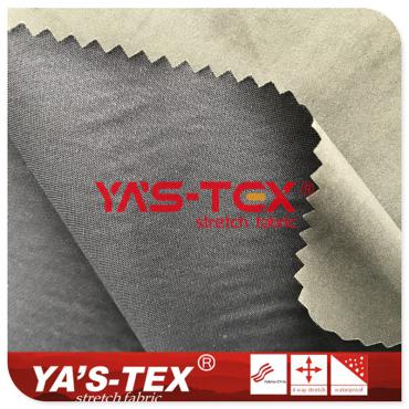 40d nylon weft elastic composite, three layers of soft shell waterproof fabric【C306-15】 40d nylon weft elastic composite, three layers of soft shell waterproof fabric【C306-15】