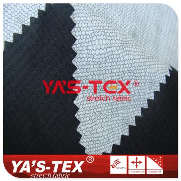 20d jacquard Plaid non elastic fabric, composite color film【H214】