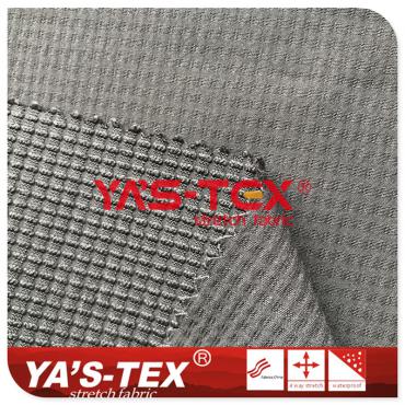 Polyester four-way stretch, linear jacquard mountaineering cloth, wear-resistant sportswear fabric【M3123】 Polyester four-way stretch, linear jacquard mountaineering cloth, wear-resistant sportswear fabric【M3123】
