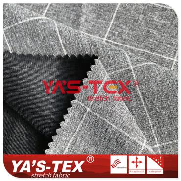 Polyester cationic lattice non-elastic cloth composite Tricot【C308-2】