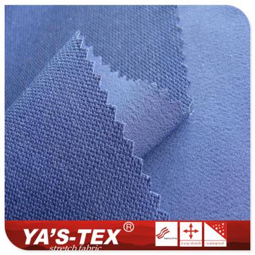 Polyester jacquard four-way stretch, pearl point, cotton feel, stretch sports fabric【M3131】