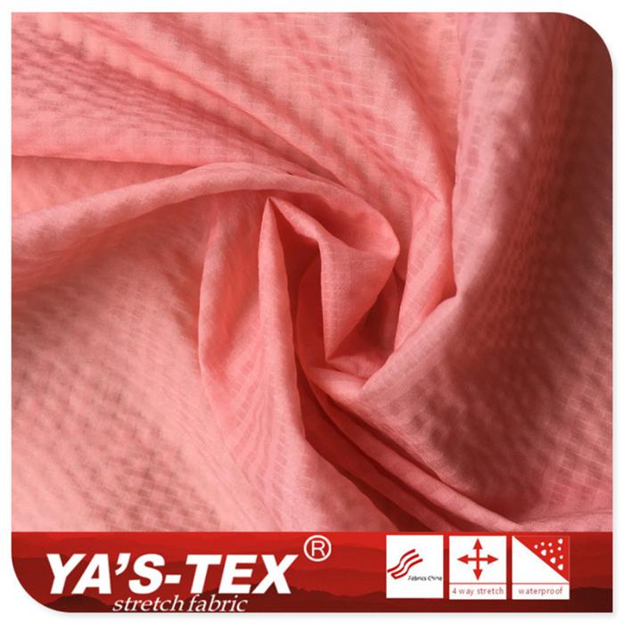 20D nylon two-way stretch, weft stretch, horizontal lattice, sportswear fabric【YSN002】