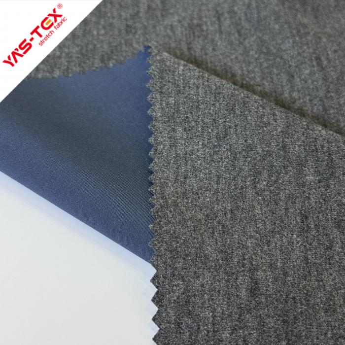 Polyester-spandex Wool Knitted Fabric【H275】